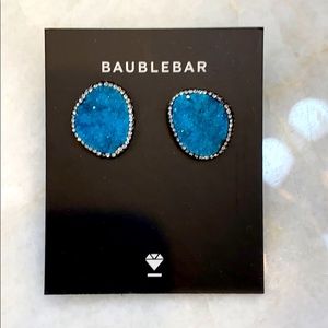 Celestia Druzy Studs- Turquoise
